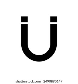 Magnet icon illustrated on background