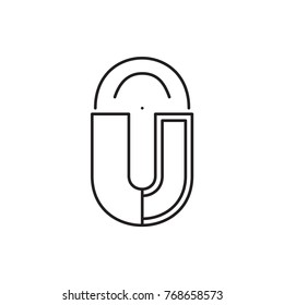 magnet icon illustration isolated vector sign symbol
