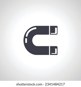 Magnet icon. Magnet isolated icon