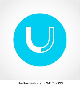 Magnet Icon Isolated on White Background
