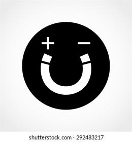 Magnet Icon Isolated on White Background