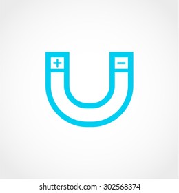 Magnet Icon Isolated on White Background