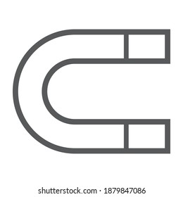 Magnet icon logo design vector illustration
