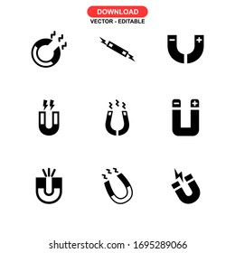 magnet icon or logo isolated sign symbol vector illustration - Collection of high quality black style vector icons
