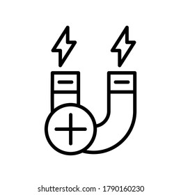 Magnet icon or logo isolated sign symbol vector illustration - high quality black style vector icons
