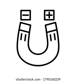 Magnet icon or logo isolated sign symbol vector illustration - high quality black style vector icons
