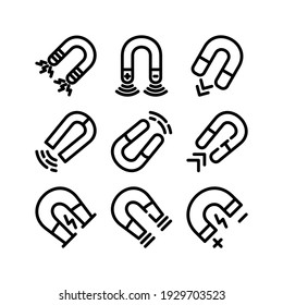magnet icon or logo isolated sign symbol vector illustration - Collection of high quality black style vector icons
