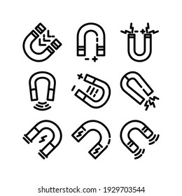 magnet icon or logo isolated sign symbol vector illustration - Collection of high quality black style vector icons

