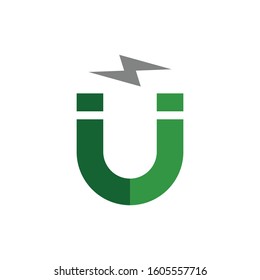 magnet icon logo template,magnet vector element