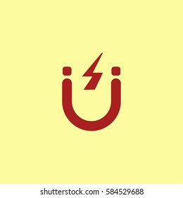 Magnet icon. Magnetic vetor