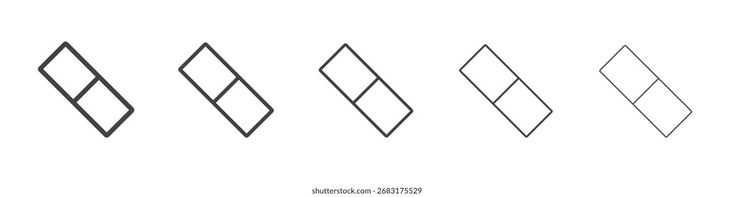 Ícone de ímã contorno ilustração símbolo de vetor
