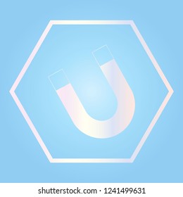 Magnet icon, science and technologies