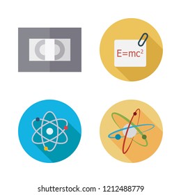 magnet icon set. vector set about physics and videotape icons set.