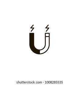 magnet icon. sign design