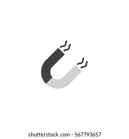 magnet icon. sign design