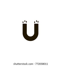 magnet icon. sign design