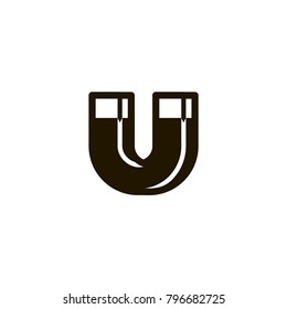 magnet icon. sign design