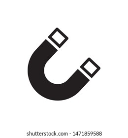 Magnet icon symbol vector. isolated icon. on white background.
