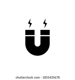 Magnet icon symbol vector on white background