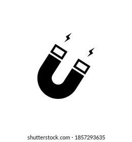 Magnet-Symbol, Vektorgrafik auf weißem Hintergrund