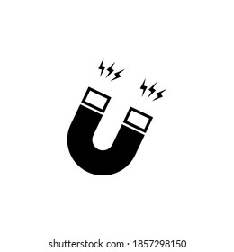 Magnet icon symbol vector on white background