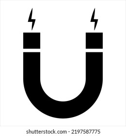 Magnet icon. Symbol for website design, logo, app, UI. Vector illustration, EPS10 