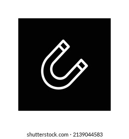 Magnet icon, technology icon vector illustration.