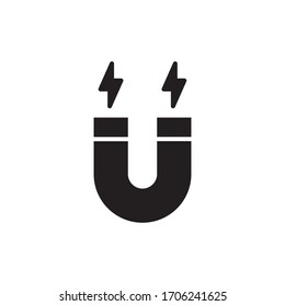 Magnet-Symbol in trendigem Design, Vektorgrafik EPS10