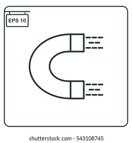 Magnet Icon, Vector