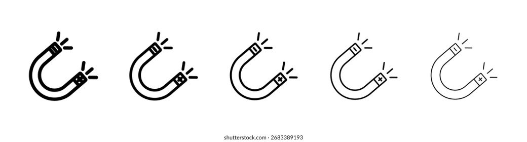 Magnet icon Vector Art Illustration