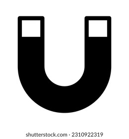 Vektorfarbe des Magnet-Symbols bearbeitet