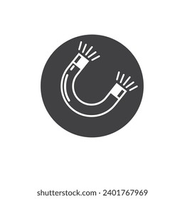 magnet icon vector concept design element template web