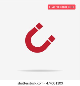 Magnet icon. Vector concept illustration for design.