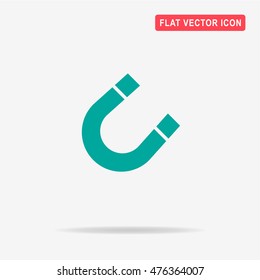 Magnet icon. Vector concept illustration for design.
