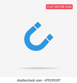 Magnet icon. Vector concept illustration for design.