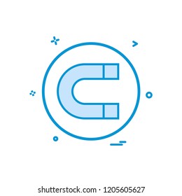 magnet icon vector design