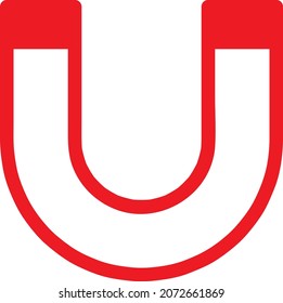 magnet icon. magnet vector design. sign design. red color.eps