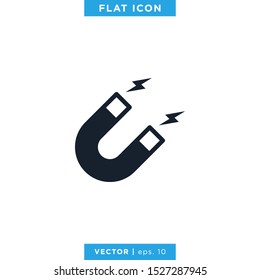 Magnet Icon Vector Design Template 