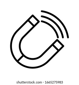 Magnet icon vector design templates on white background