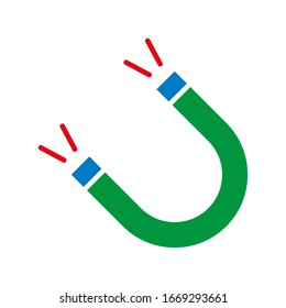 Magnet icon vector design templates on white background
