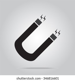 Magnet icon vector illustration