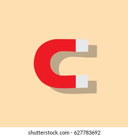 Magnet icon, vector illustration design. Education objects collection.
