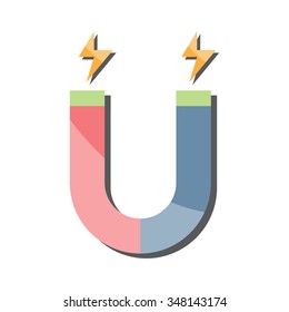 magnet icon vector illustration eps 10