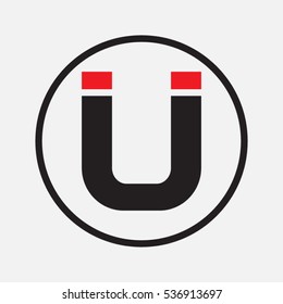 magnet icon, vector illustration EPS 10