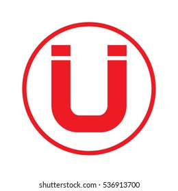 magnet icon, vector illustration EPS 10