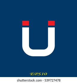 magnet icon, vector illustration EPS 10