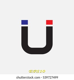 magnet icon, vector illustration EPS 10