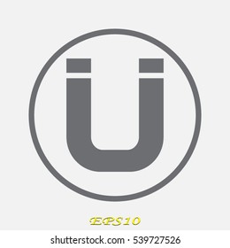 magnet icon, vector illustration EPS 10