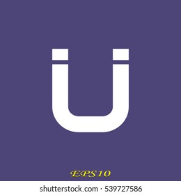 magnet icon, vector illustration EPS 10