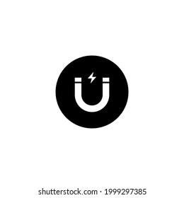 Magnet-Symbol. Vektorgrafik für Grafikdesign, Web, UI, App.